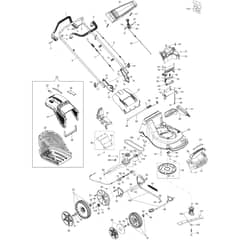 AR 53 TBX EURO 5 -  - Efco Rotary Mower Illustrated parts list Diagram