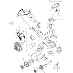 AR 53 THX -  - Efco Rotary Mower Illustrated parts list Diagram