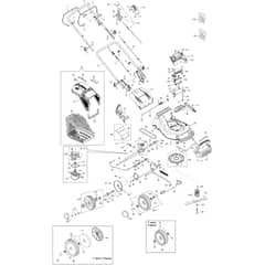 AR 53 TK PRO EURO 5 -  - Efco Rotary Mower Illustrated parts list Diagram