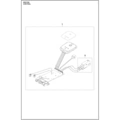 Husqvarna Aspire H50-P4A - 970620302 - Control Panel
