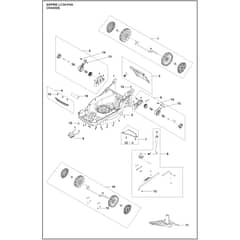 Husqvarna Aspire LC34-P4A - 970648301 - Chassis
