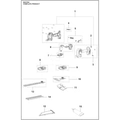 Husqvarna Aspire S20-P4A - Pole-P4A - 970716702 - Complete Product