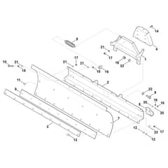 Viking ASS125.1 - Snowplough - Parts Diagram