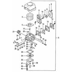Tanaka AST-250 - Carburettor