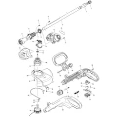 Makita AT1826 - 260mm Cordless String Trimmer - Power Tool Diagram