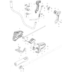 Makita AT3725A - Cordless Grass Trimmer - Power Tool 01 Diagram