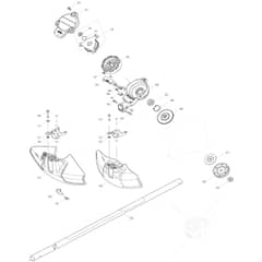 Makita AT3725L - Cordless Grass Trimmer - Power Tool 02 Diagram