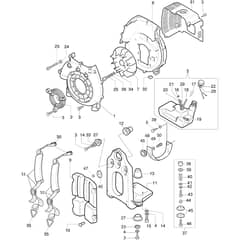 AT 2063 -  - Efco Mistblower Deck and fan assy Diagram