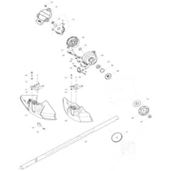 Makita AT-3723U - Cordless Grass Trimmer - Power Tool 02 Diagram