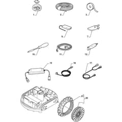 Autoclip 145 4WD - 2013 - 26-8122-11 - Stiga Robot Mower Accessories Diagram