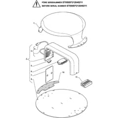 Autoclip 145 4WD - 2013 - 26-8122-11 - Stiga Robot Mower Recharging Base Diagram