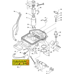 Autoclip 221 - 2018-2022 - 2R2001608/S17 - Stiga Robot Mower Motor Transmission Diagram