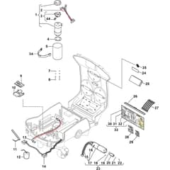 Autoclip 524 S - 2015-2016 - 2R5005058/ST15 - Stiga Robot Mower Motor Transmission Diagram