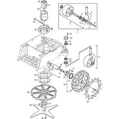 Autoclip 525 - 2013 - 26-8125-11 - Stiga Robot Mower Wheels Blade Body Works Diagram