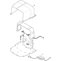 Autoclip 528 S - 2017-2021 - 2R5005558/S17 - Stiga Robot Mower Recharging Base Diagram
