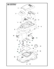 Husqvarna Automower 105 - Chassis Upper