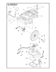 Husqvarna Automower 115H - Chassis Lower