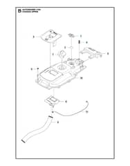 Husqvarna Automower 115H - Chassis Upper