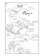 Husqvarna Automower 210C - Chassis Lower