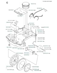 Husqvarna Automower 220 Ac - Chassis Lower 2007-2008