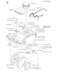 Husqvarna Automower 220 Ac - Chassis Lower 2009