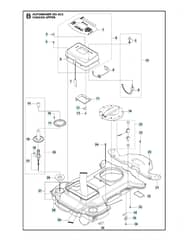 Husqvarna Automower 265 Acx - Chassis Upper