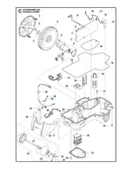 Husqvarna Automower 308 - Chassis Lower