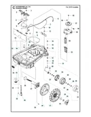 Husqvarna Automower 310 - Chassis Lower 2015