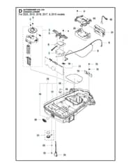 Husqvarna Automower 315 - Chassis Lower 2016