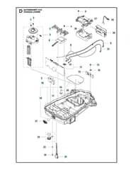 Husqvarna Automower 315X - Chassis Lower