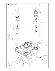 Husqvarna Automower 420 - Chassis Upper