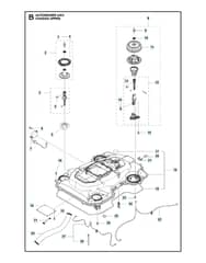 Husqvarna Automower 430X - Chassis Upper