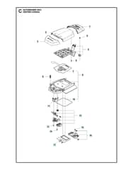 Husqvarna Automower 450X - Center Consol