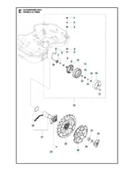 Husqvarna Automower 450X - Wheels & Tyres
