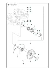 Husqvarna Automower 520H - Wheels & Tyres
