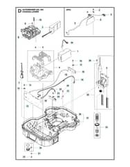 Husqvarna Automower 550 - Chassis Lower