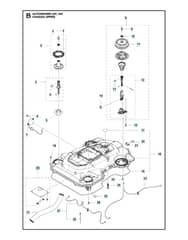 Husqvarna Automower 550 - Chassis Upper