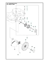 Husqvarna Automower 550 Epos - Wheels & Tyres