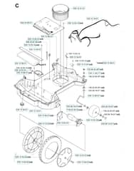 Husqvarna Automower G2 2006 2005-11 - Chassis Lower