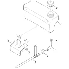 Viking AZT 200 - Tank - Parts Diagram