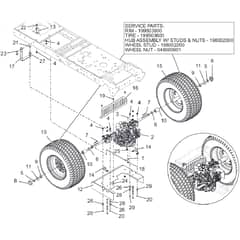Countax B250 4Trac - From 09-09-2019 - 17 Rear Transmission
