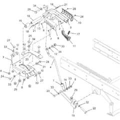 Countax B250 4Trac - From 09-09-2019 - 23 Deck Lift Handle