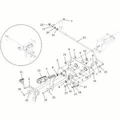 Countax B250 - From A0328984 06-04-2016 - 16B Pedals