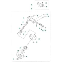 McCulloch B40 B - 2012-04 - Bevel Gear Parts Diagram