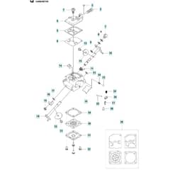 McCulloch B40 B - 2017-02 - Carburettor Parts Diagram