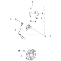 McCulloch B40 B - 2017-02 - Ignition System Parts Diagram