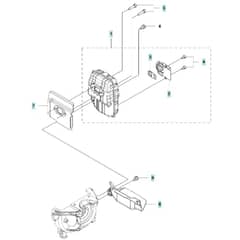 McCulloch B40 B - 2017-02 - Muffler Parts Diagram