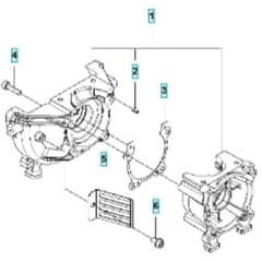 McCulloch B40 BT - 2013-02 - Crankcase Parts Diagram