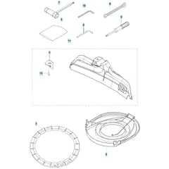 McCulloch B40 BT - 2017-01 - Accessories Parts Diagram