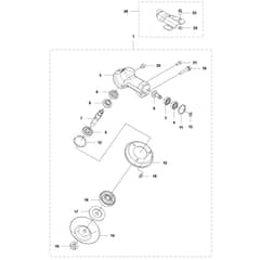 McCulloch B40 P - 2012-04 - Bevel Gear Parts Diagram